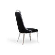 Milano Silver Black Roberto Grassie Dining Chair