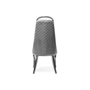 Milano Silver Gray Luxury Dining Chair