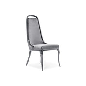 Milano Silver Gray Modern Dining Chair