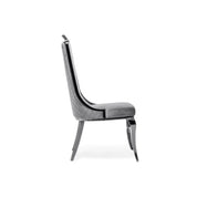 Milano Silver Gray Stylish Dining Chair