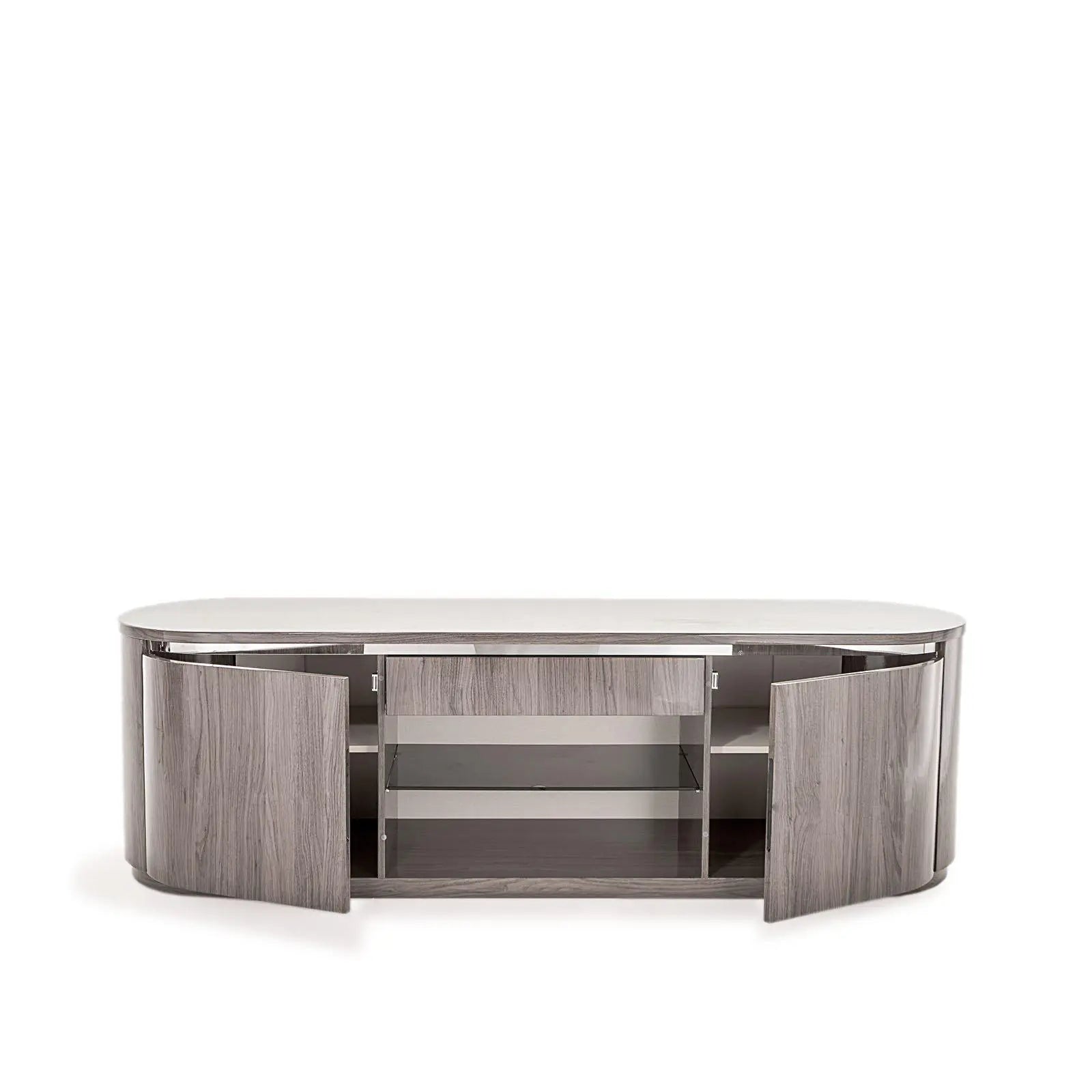 Monaco Taupe Modern Tv Stand