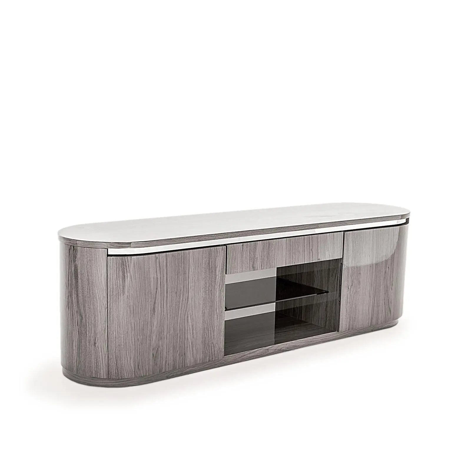 Monaco Taupe Modern Tv Stand