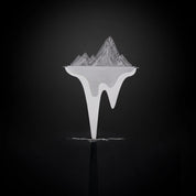 Mountain Voice Silver Small Modern Sculpture