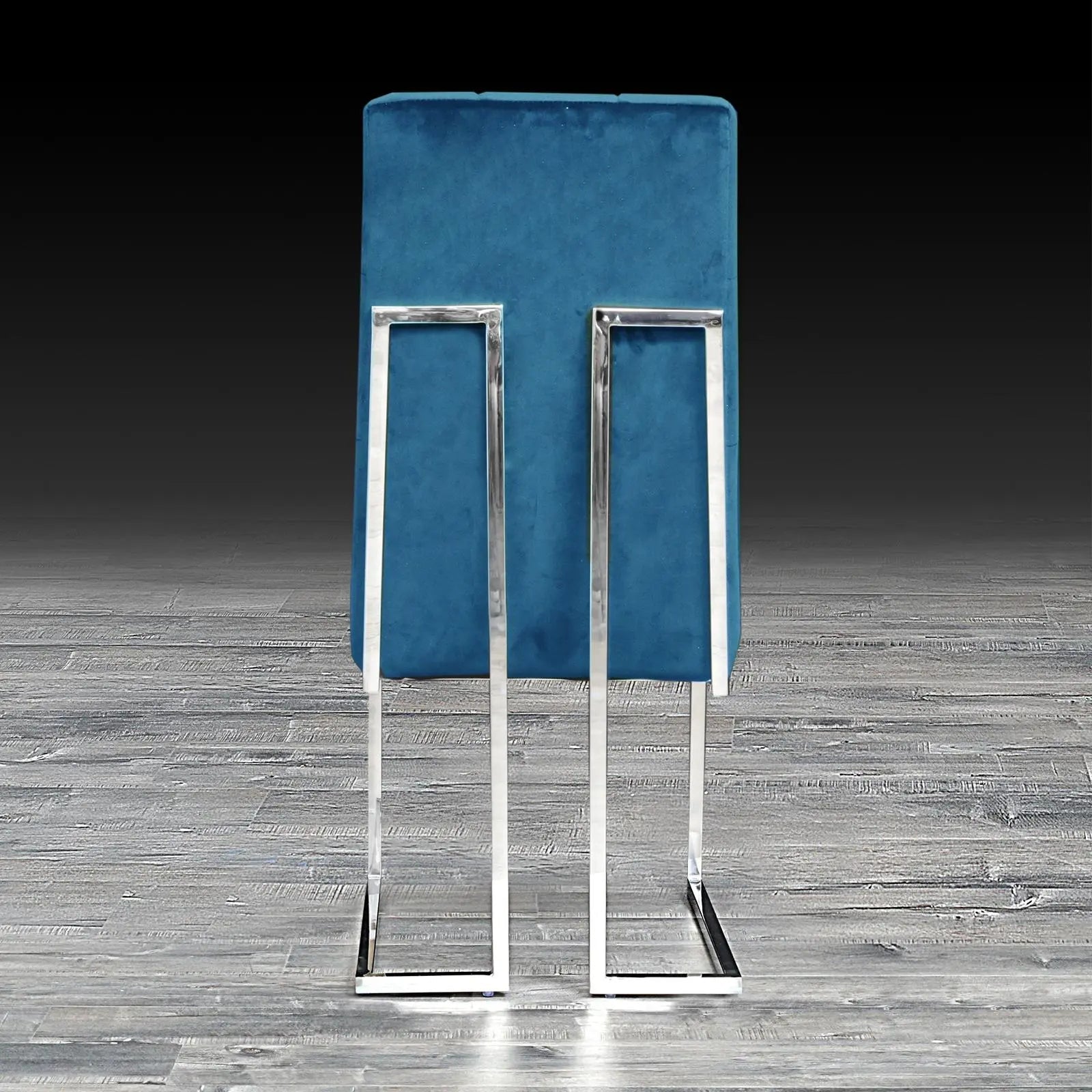 New Cameron Blue Silver Luxury Dining Chair