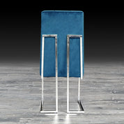 New Cameron Blue Silver Luxury Dining Chair