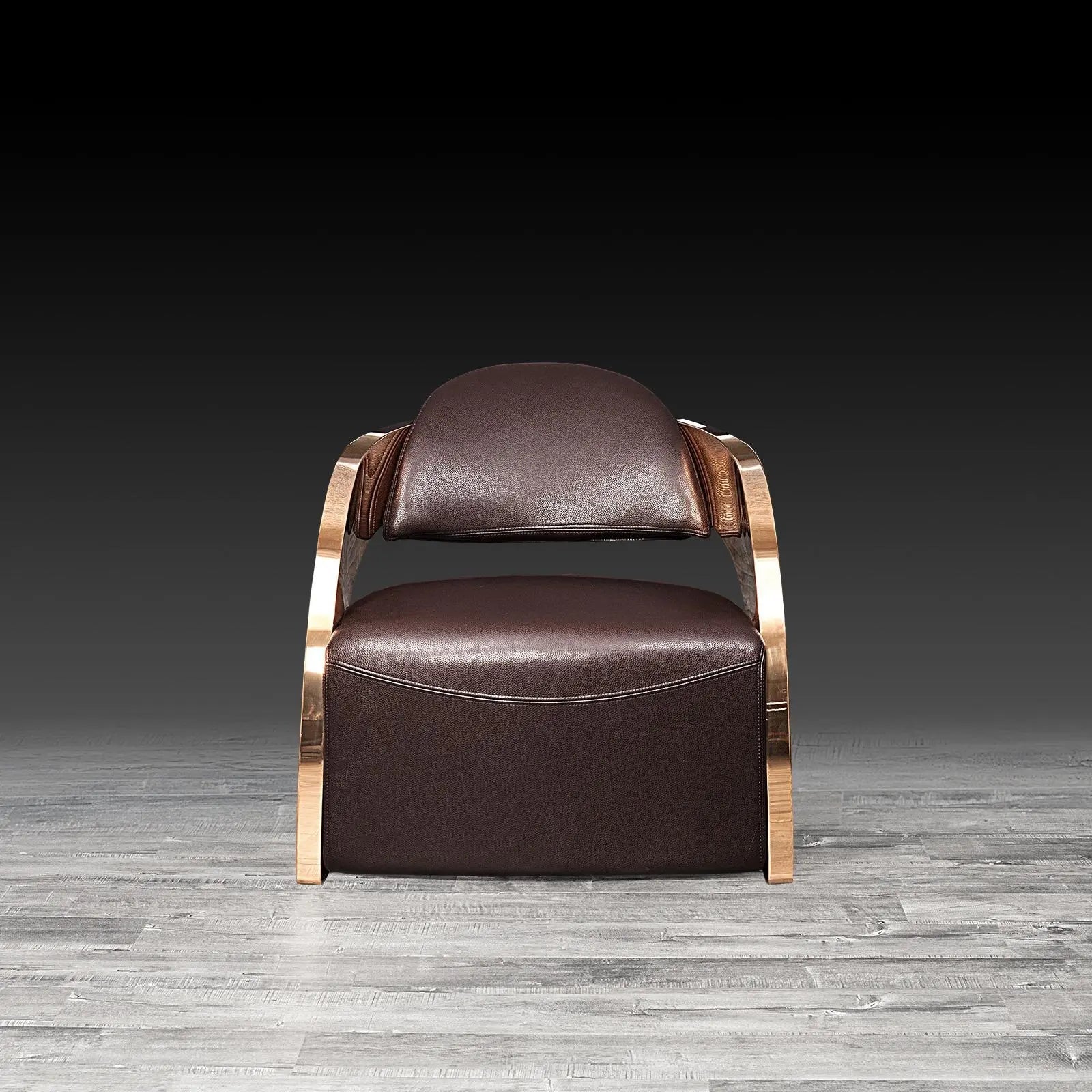 New Zetta RG Brown Modern Accent Chair RG