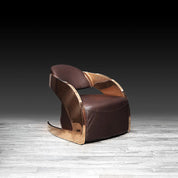 New Zetta RG Brown Stylish Accent Chair RG