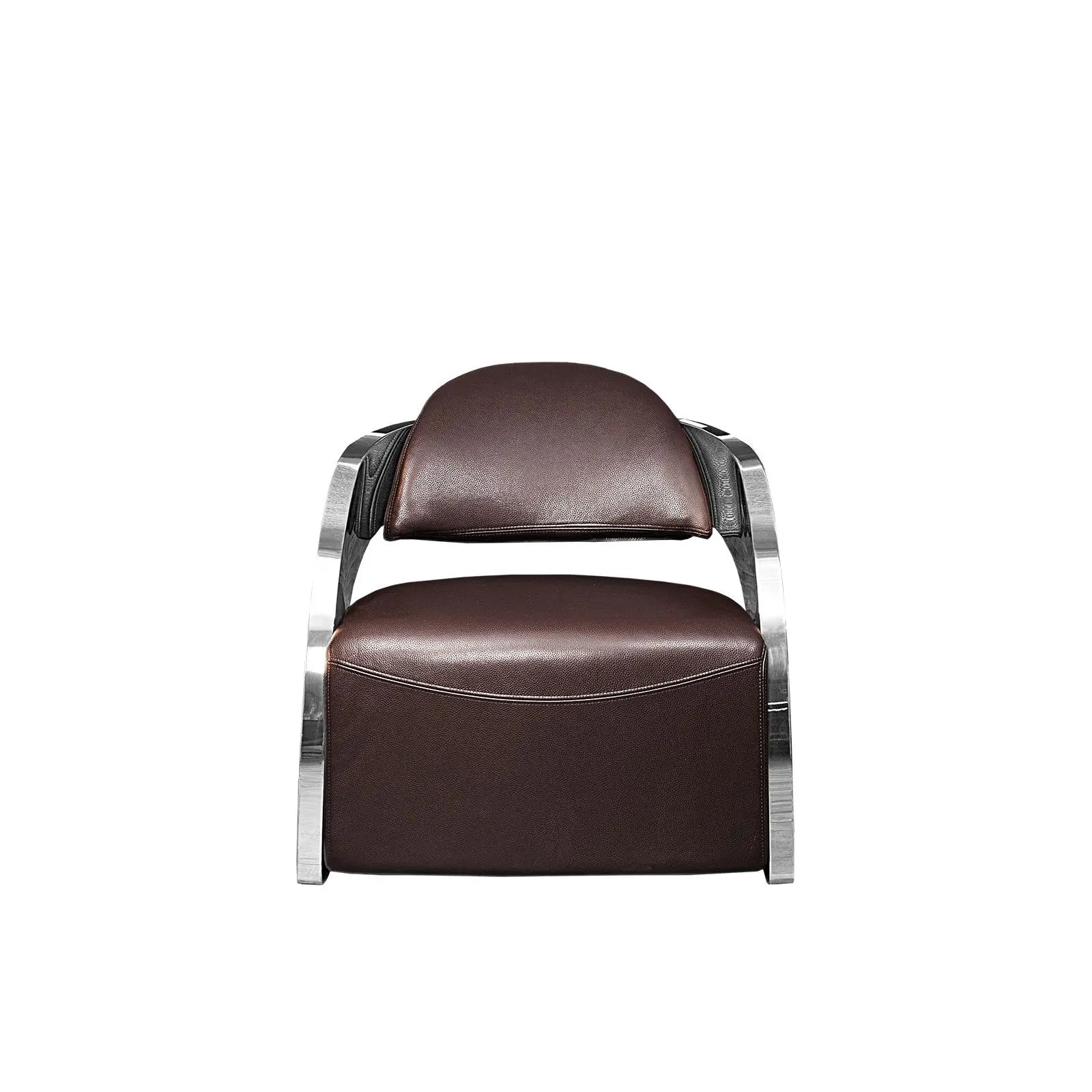 New Zetta Silver Brown Accent Chair