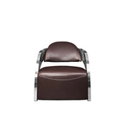 New Zetta Silver Brown Accent Chair