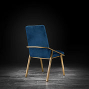 Nolan Chbr Dark Blue Roberto Grassie Dining Chair