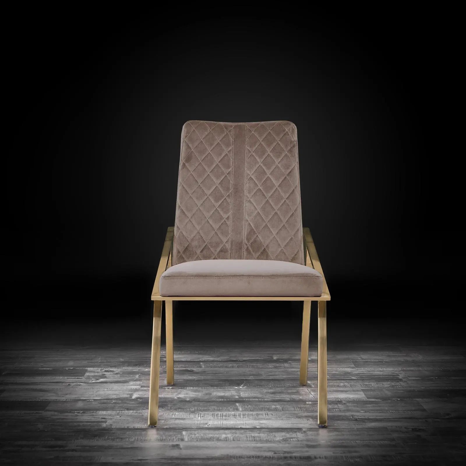 Nolan Chbr Taupe Modern Dining Chair