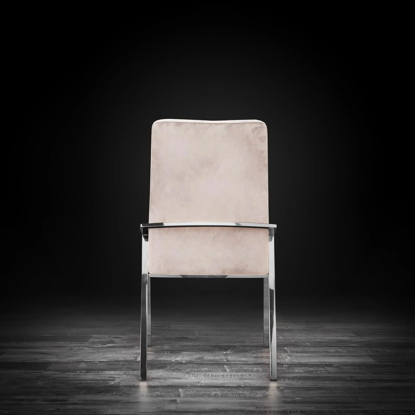 Nolan Silver Beige Luxury Dining Chair