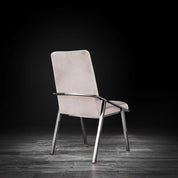 Nolan Silver Beige Roberto Grassie Dining Chair