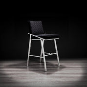 Nolan Silver Black Modern Counter Stool