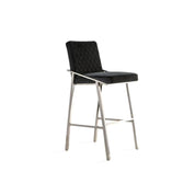 Nolan Silver Black Stylish Counter Stool