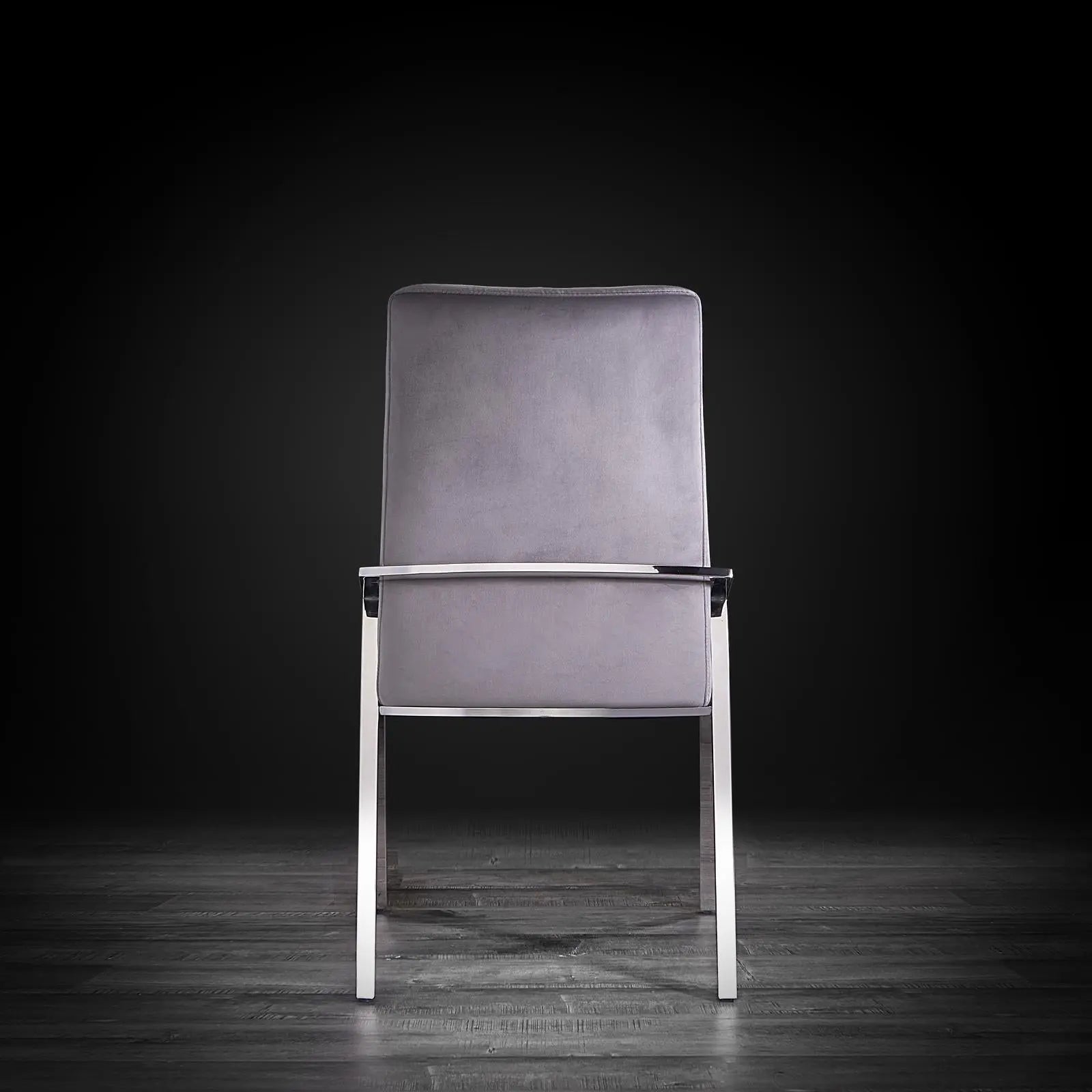 Nolan Silver Gray Luxury Dining Chair