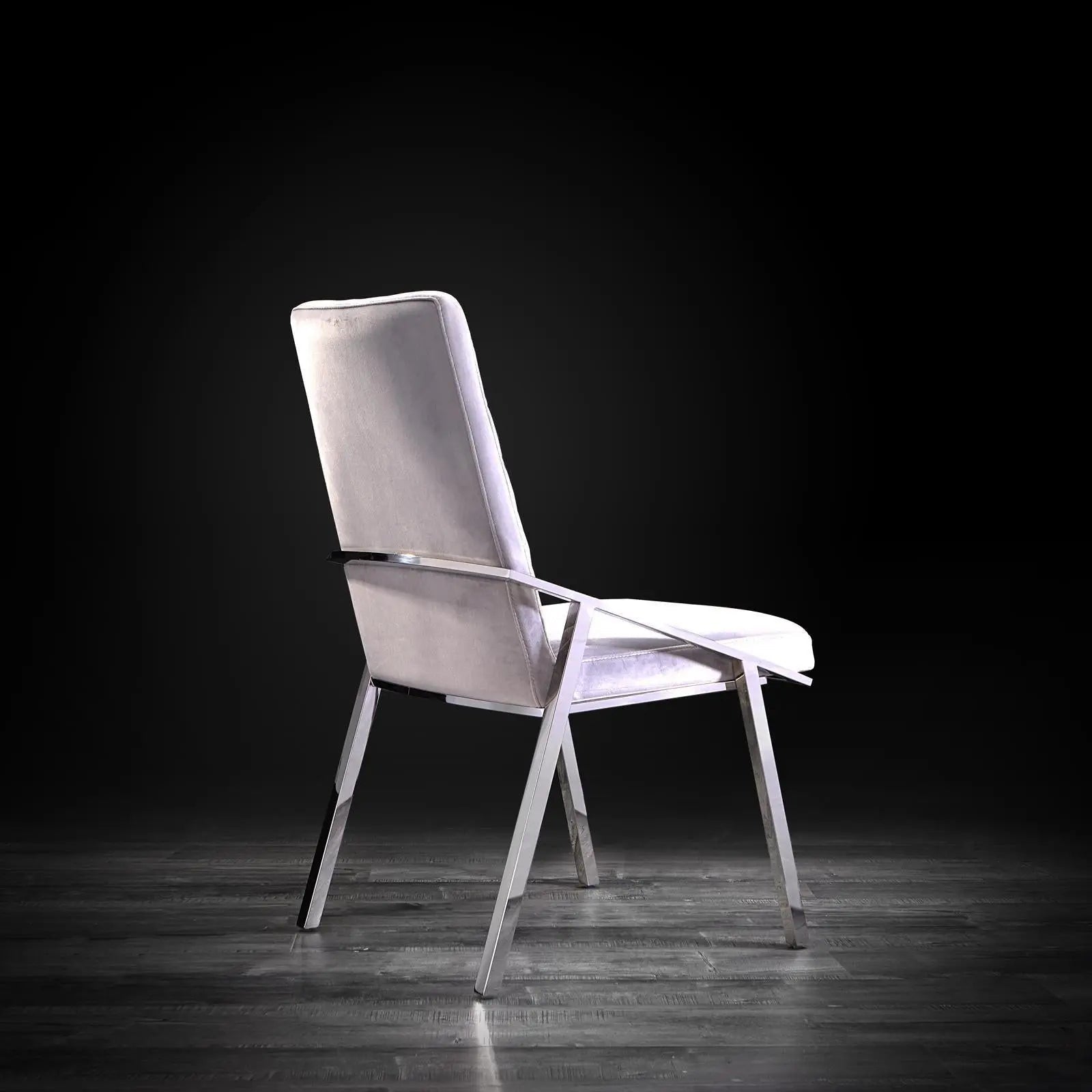 Nolan Silver Gray Roberto Grassie Dining Chair