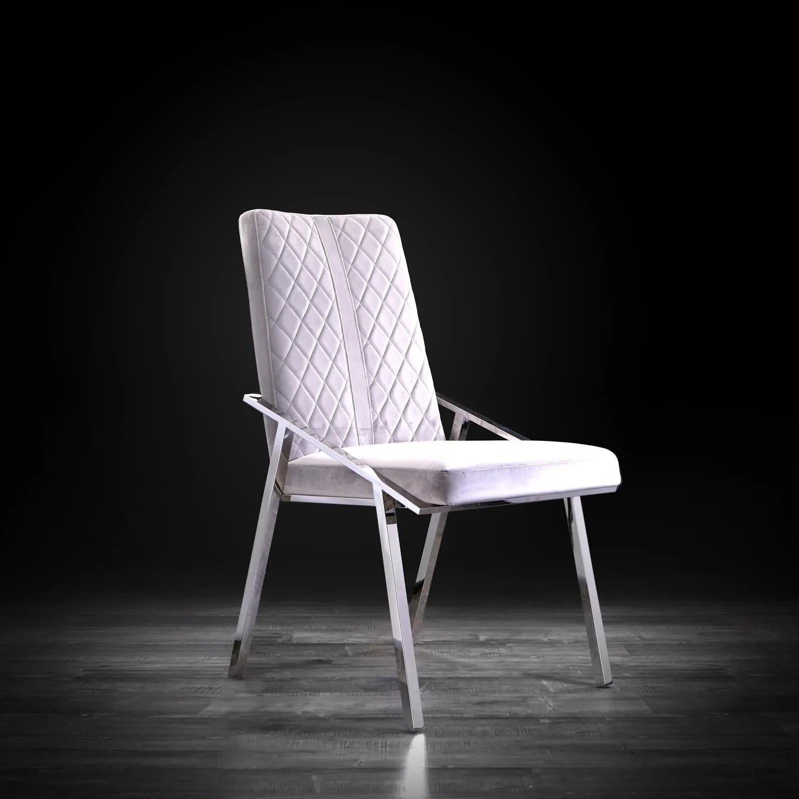 Nolan Silver Gray Stylish Dining Chair