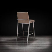 Nolan Silver Taupe Luxury Counter Stool