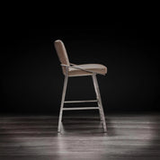 Nolan Silver Taupe Roberto Grassie Counter Stool