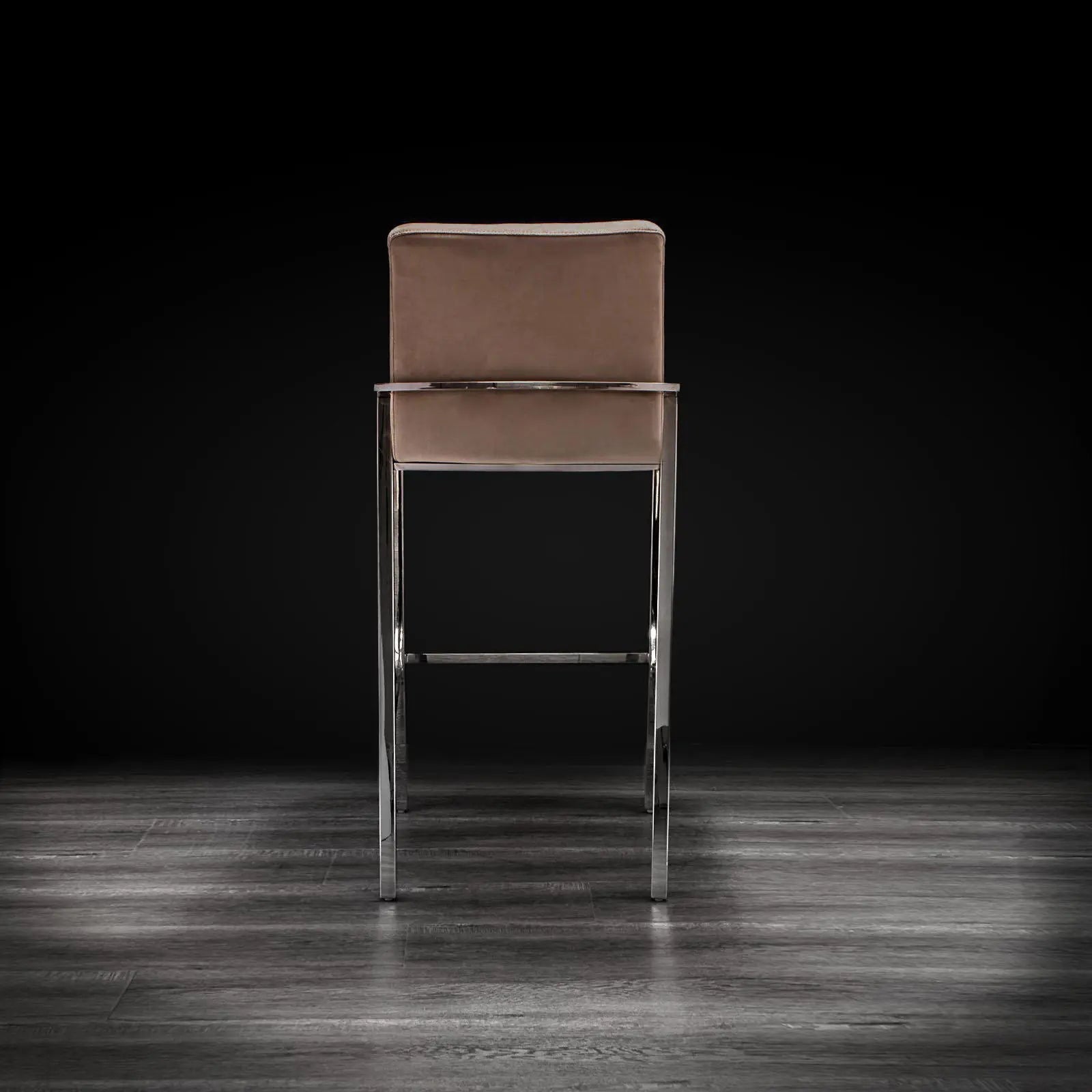Nolan Taupe Luxury Bar Stool