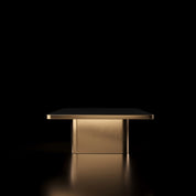 Olivero Coffee Table Gold Brushed Large Roberto Grassie