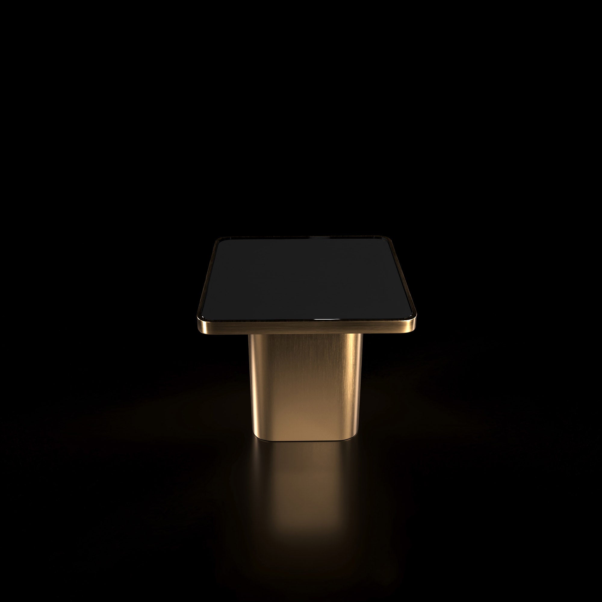 Olivero Coffee Table Gold Brushed Small Roberto Grassie