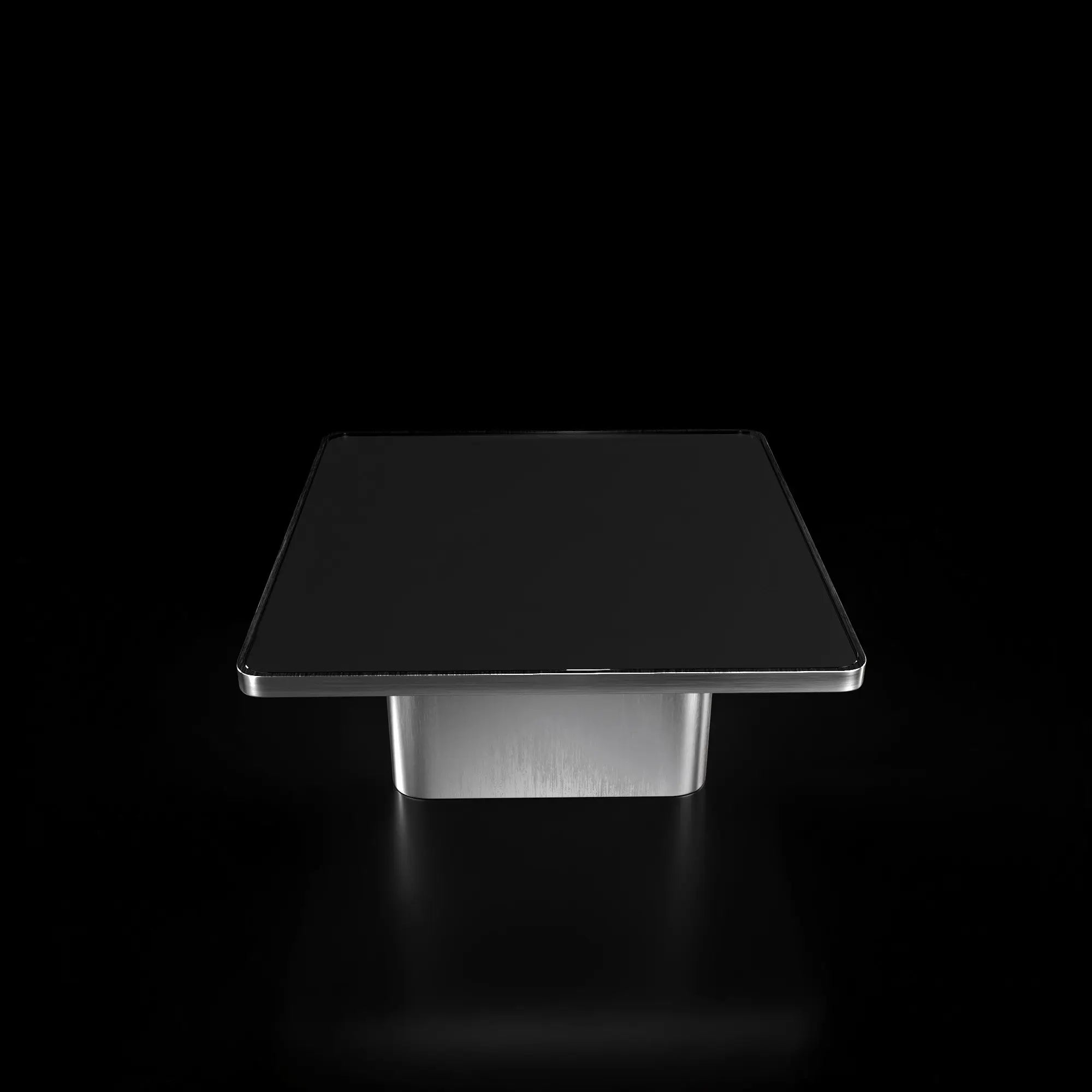 Olivero Coffee Table Silver Brushed Large Roberto Grassie RG