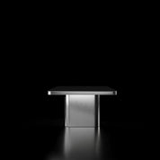 Olivero Coffee Table Silver Brushed Medium Roberto Grassie RG