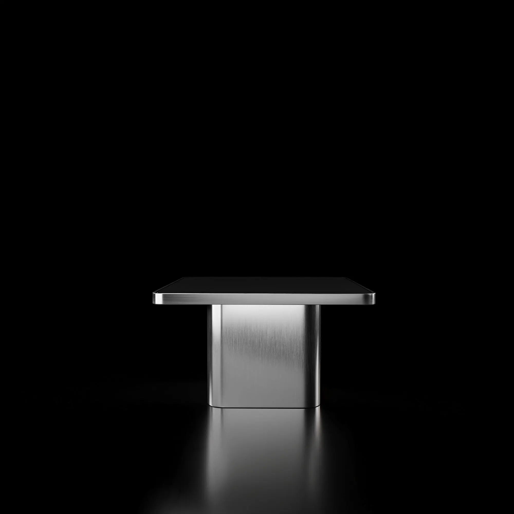 Olivero Coffee Table Silver Brushed Medium Roberto Grassie RG