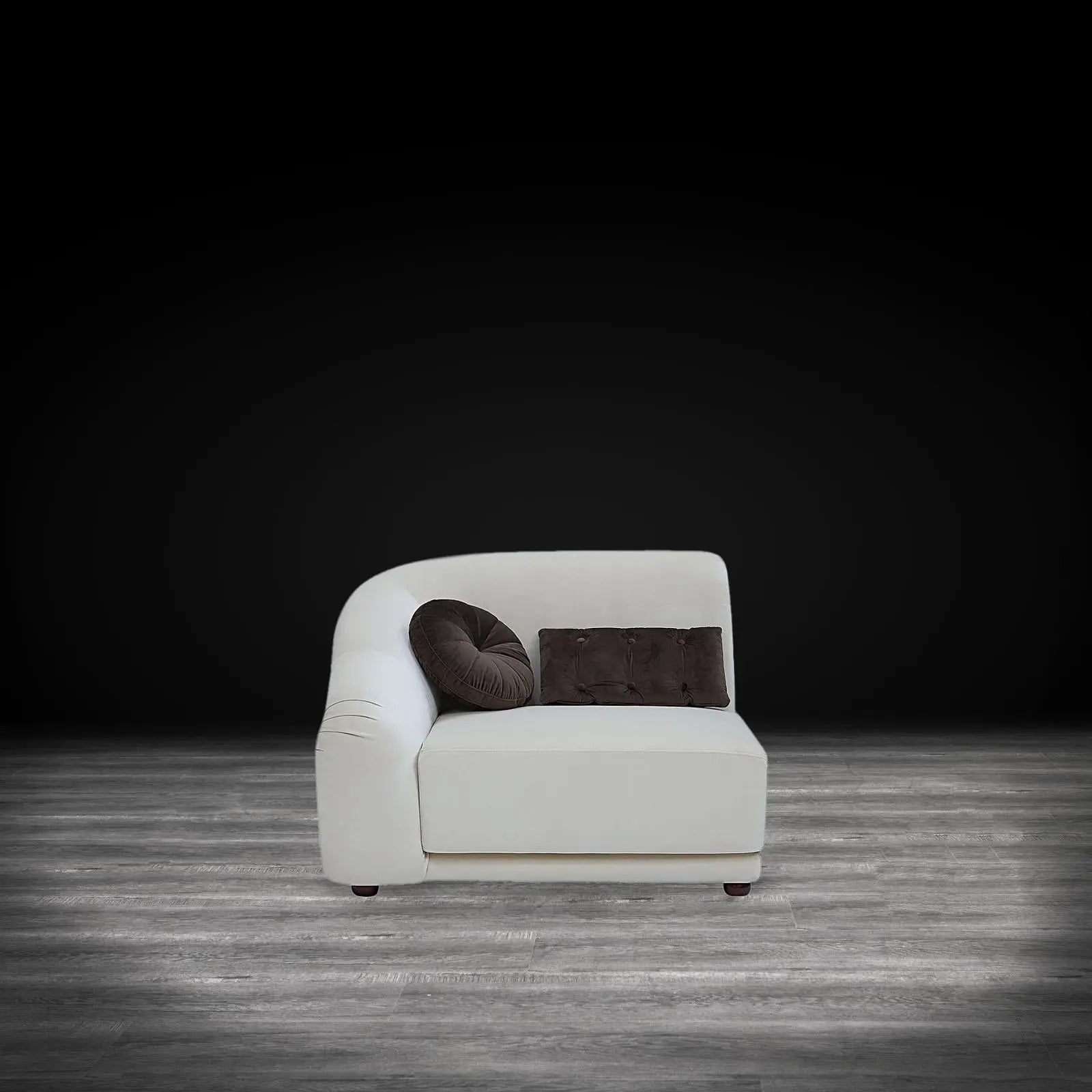 Olivia Beige Brown Luxury Sectional