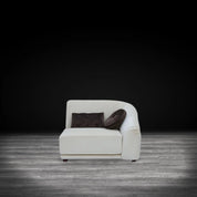 Olivia Beige Brown Modern Sectional