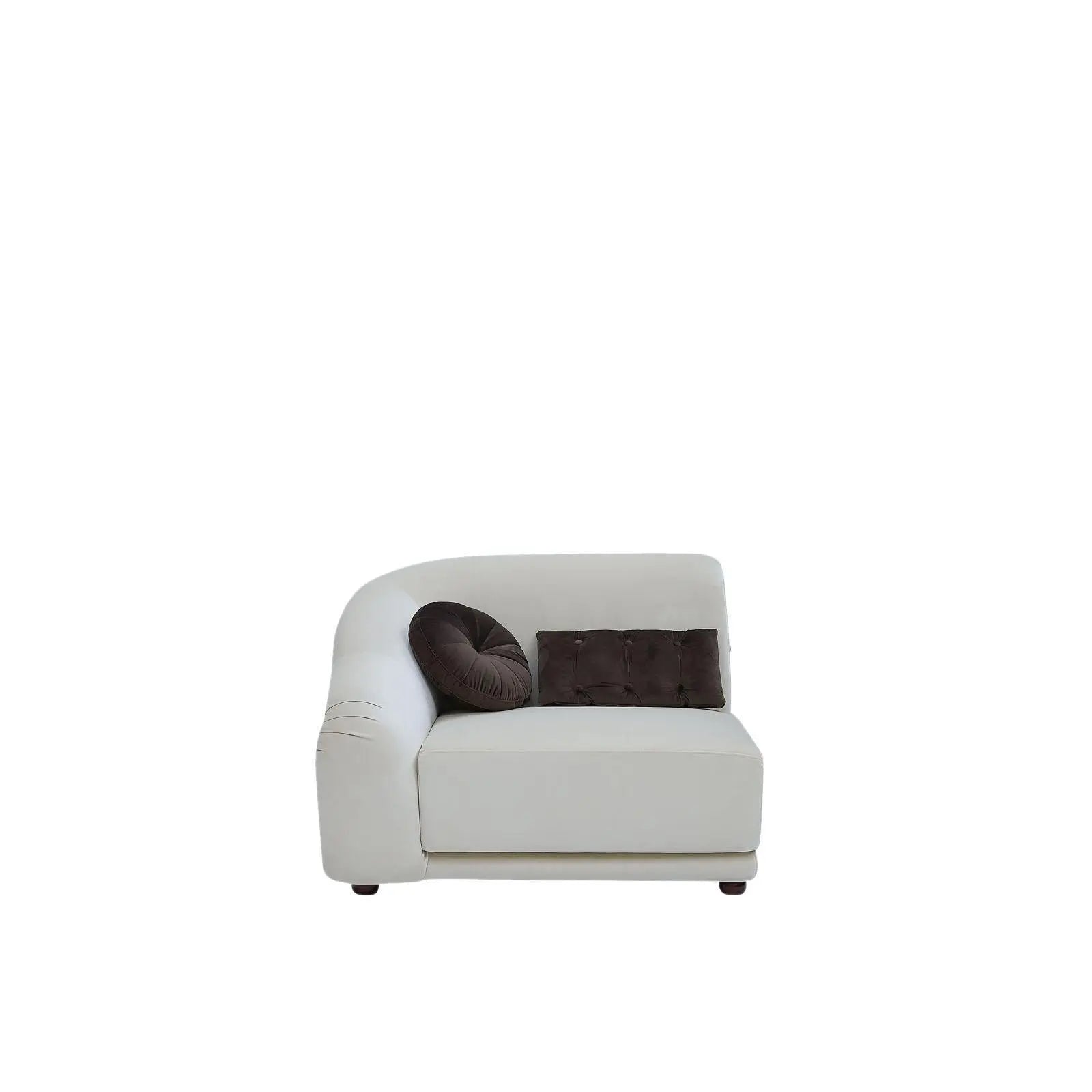 Olivia Beige Brown Roberto Grassie Sectional