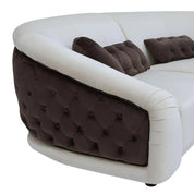 Olivia Beige Brown Stylish Sectional