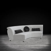 Olivia Light Gray Black Roberto Grassie Sectional