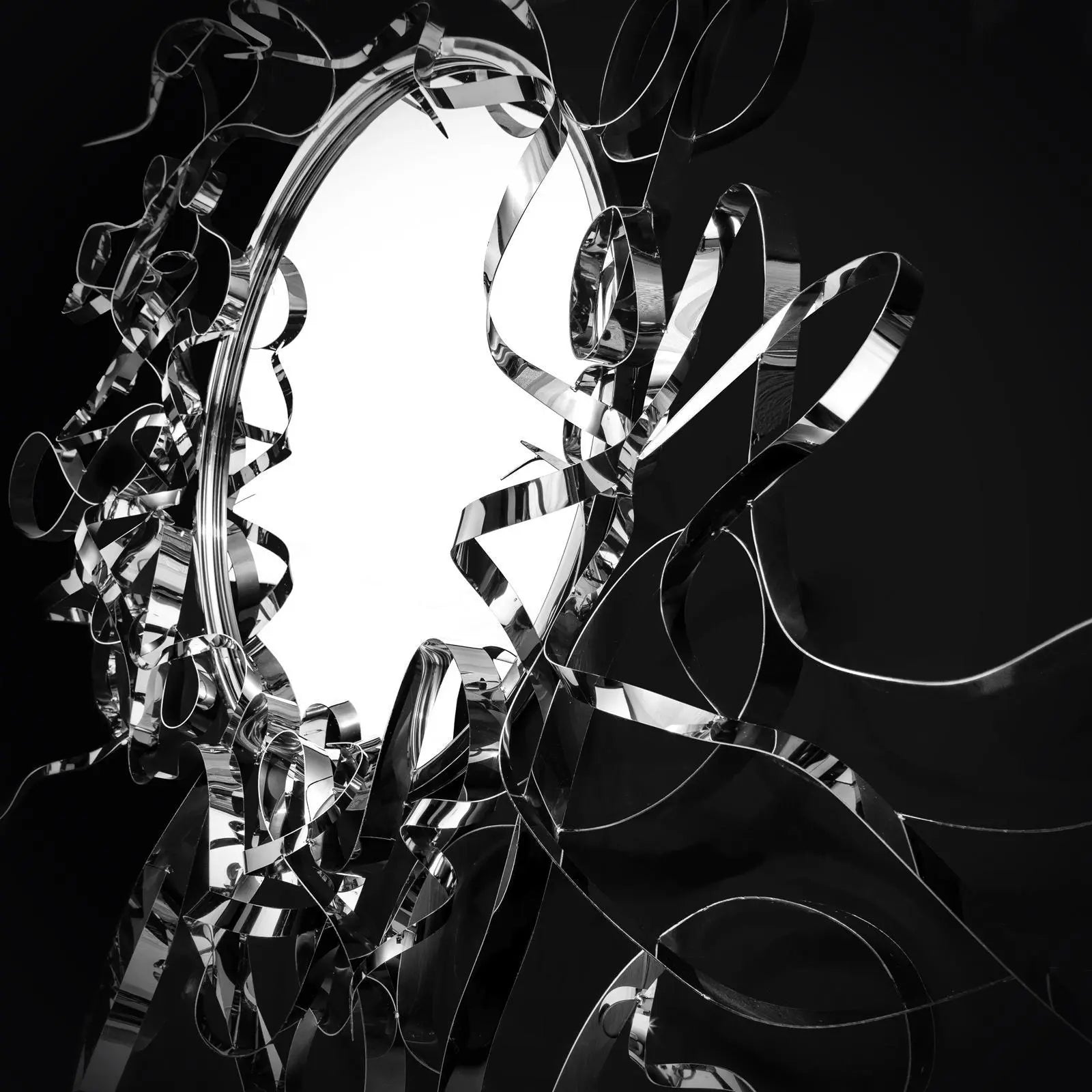 Only You Silver Modern Wall Art