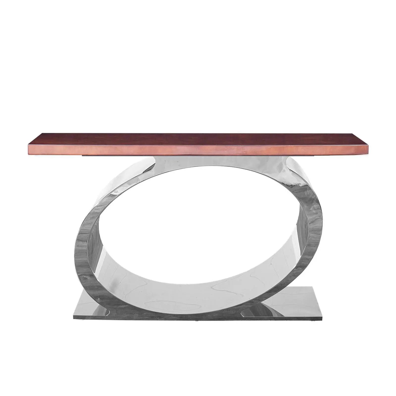 Onyx Silver Maple Console Table