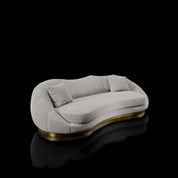 Oslo Gold Sofa Ivory