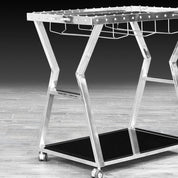 Oslo Silver Luxury Bar Cart