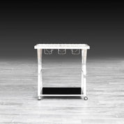 Oslo Silver Stylish Bar Cart