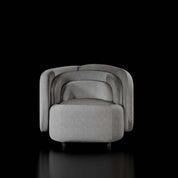 Pietra Armchair Light Grey Roberto Grassie Furniture