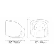 Pietra Armchair Linedrawing RG