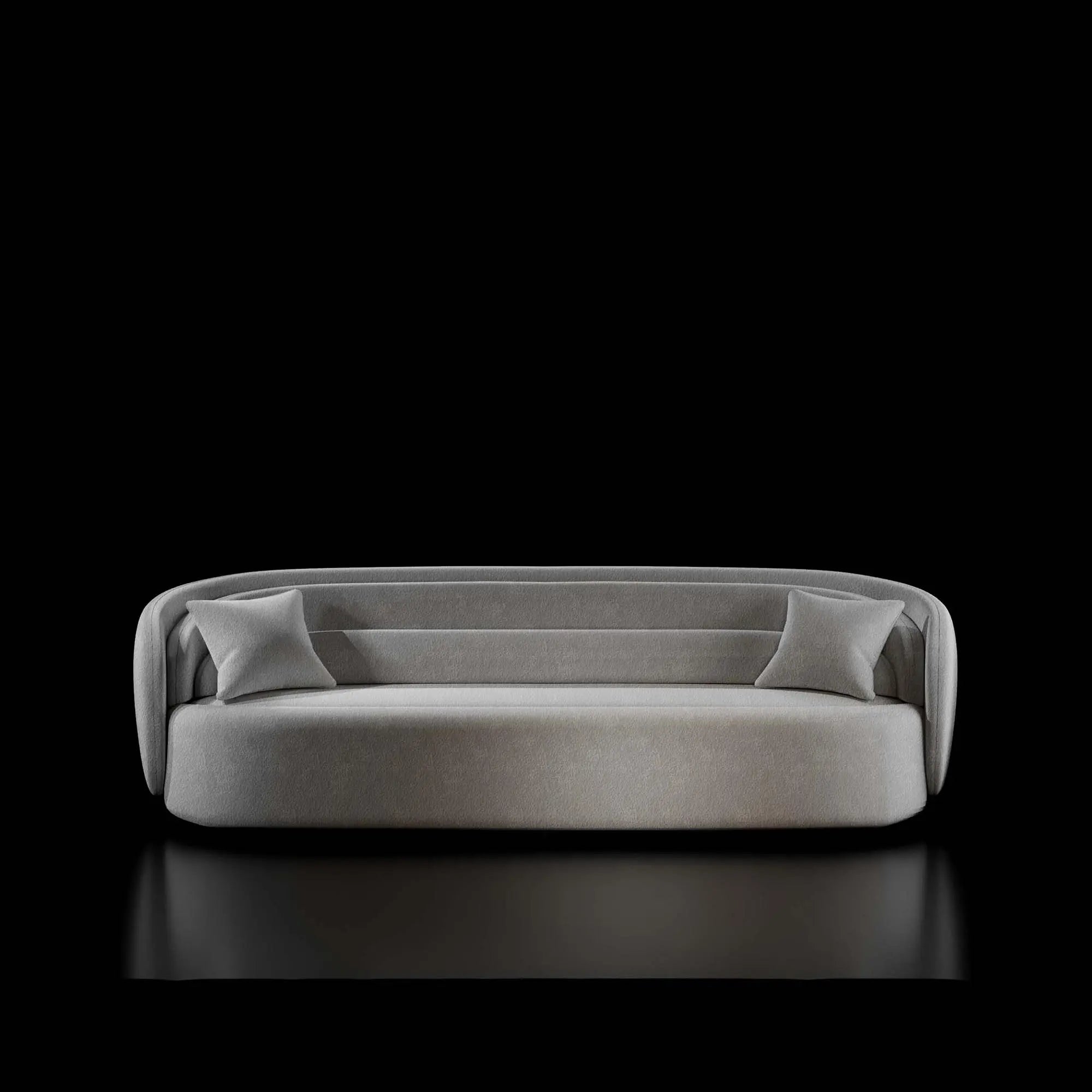 Pietra Large Sofa Light Grey Roberto Grassie Furniture