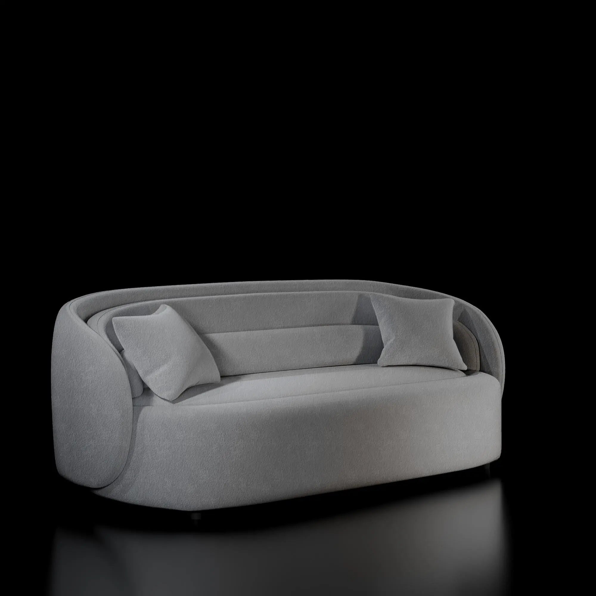Pietra Sofa Light Grey Roberto Grassie Furniture