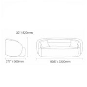 Pietra Sofa Line Drawing RG