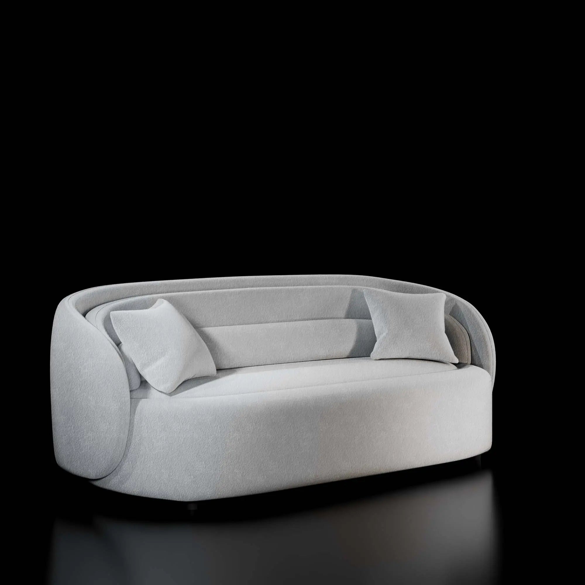 Pietra Sofa White Roberto Grassie Furniture