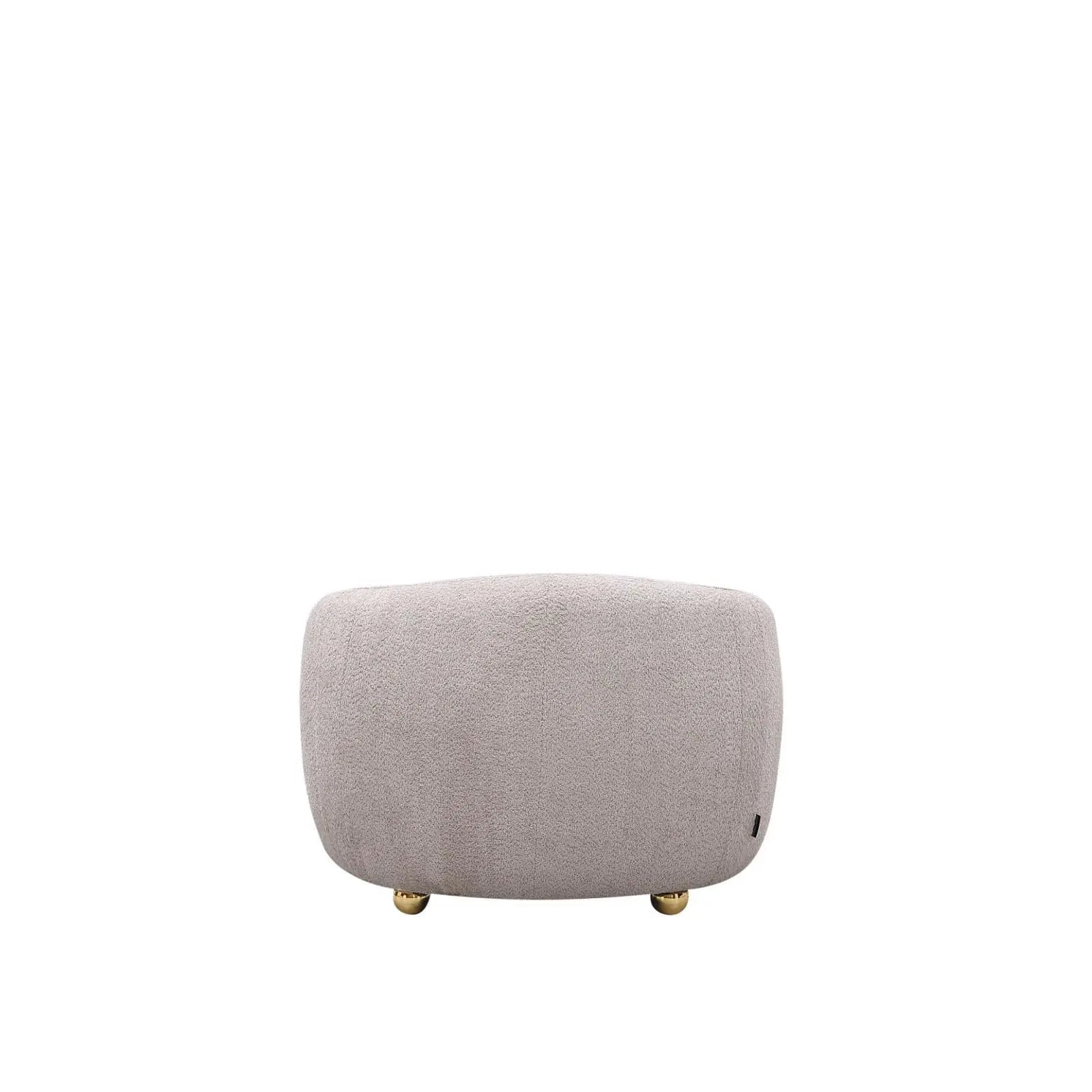 Primo Light Gray Luxury Sofa Set