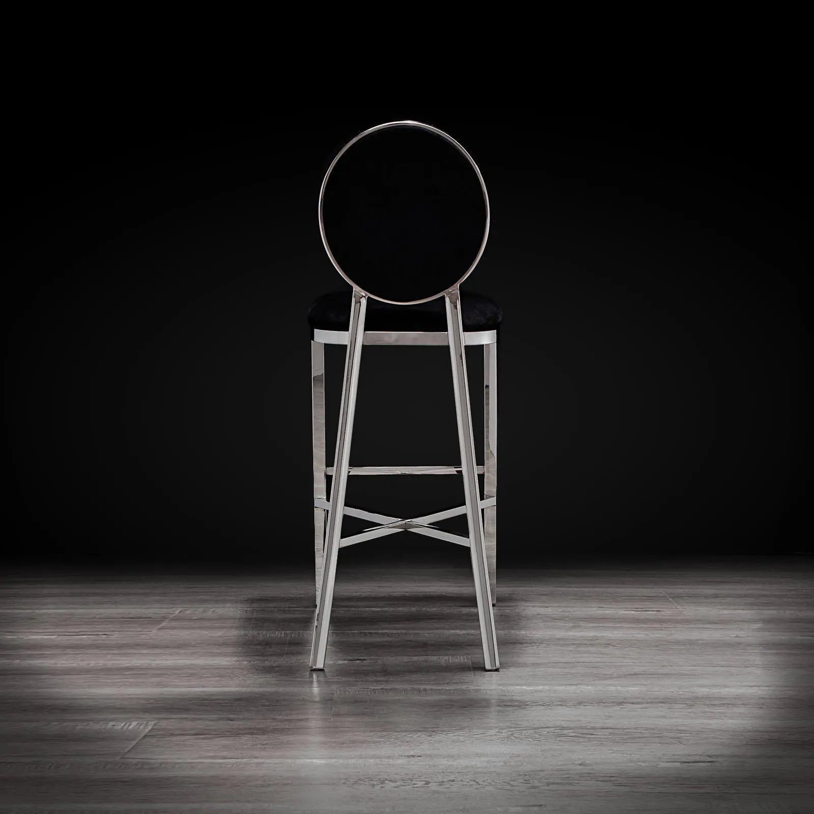 Regina Black Modern Bar Stool