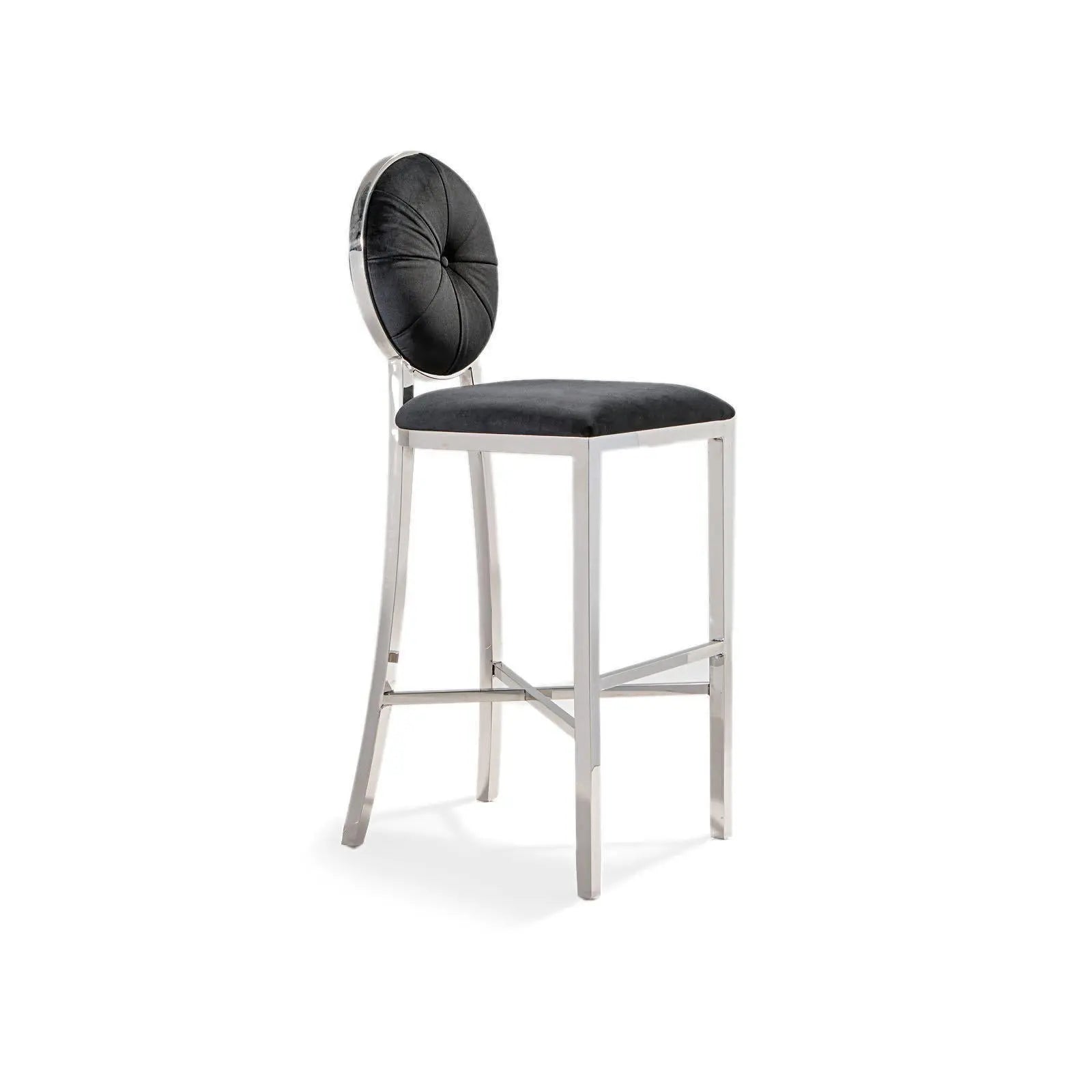 Regina Black Modern Bar Stool
