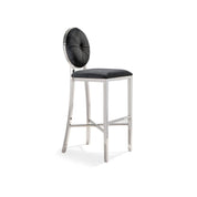 Regina Black Modern Bar Stool